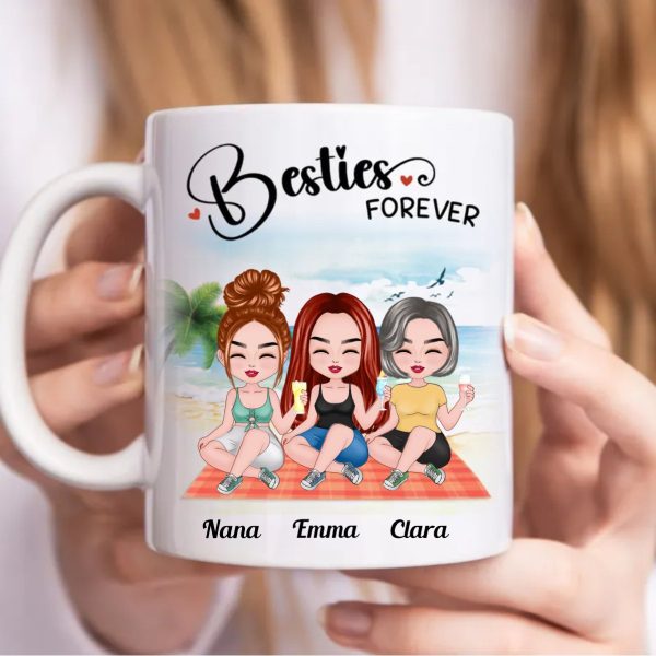 Besties - Besties Forever - Personalized Mug (BB) For Sale - Image 2