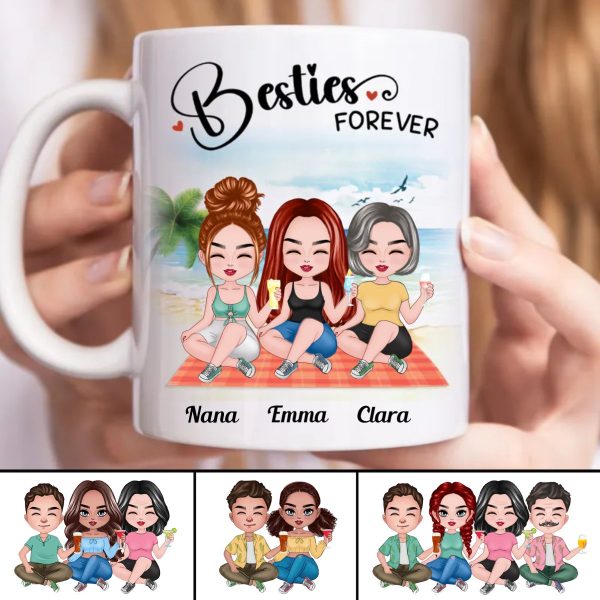 Besties - Besties Forever - Personalized Mug (BB) For Sale