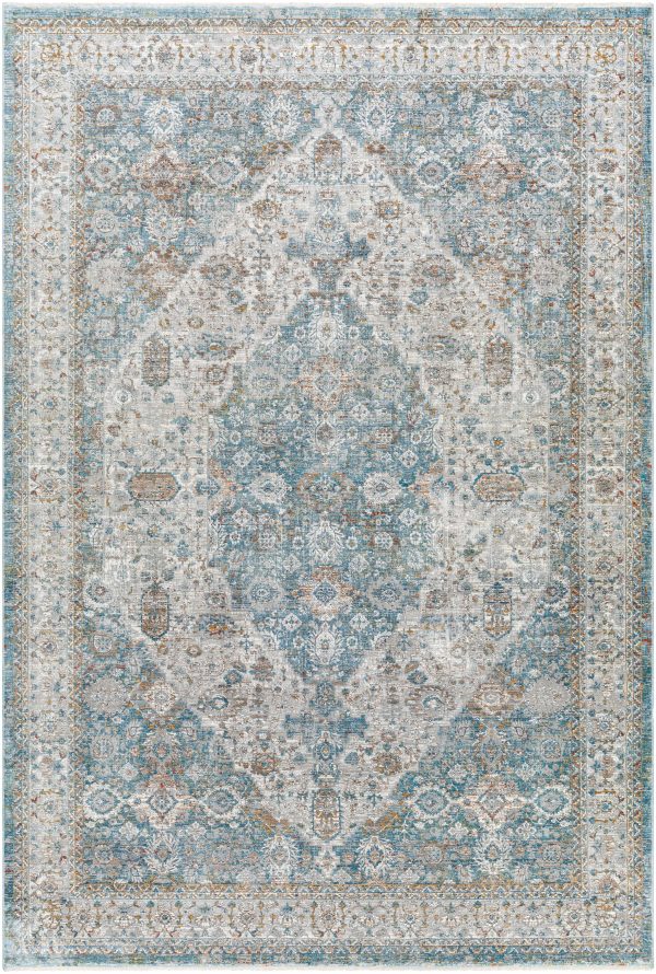 Sample Honon Blue Medallion Area Rug For Discount